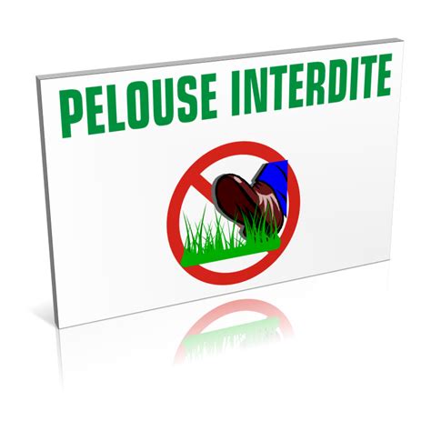 pelouse interdite.